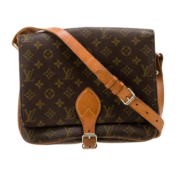 Authentic Louis Vuitton Monogram Cartouchiere GM Crossbody Shoulder Bag - Picture 1 of 12